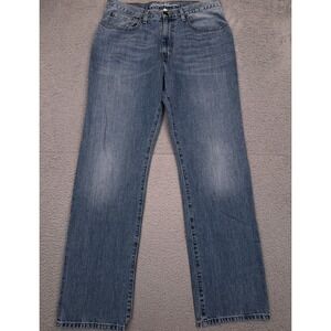 Eddie Bauer Jeans Men's‎ 33x33 Relaxed Fit Medium Wash Denim 100% Cotton